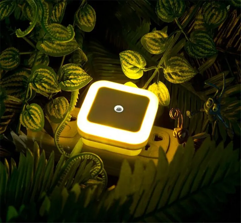 Baby LED night light auto with sensor lamp control 220V EU plug wall lights bedside lamps Backlight for toilet (11)