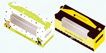 

Long cake box with clear Window, Roll cake Packaging Boxes,cupcake biscuit cookie Packaging Box 50pcs/lot