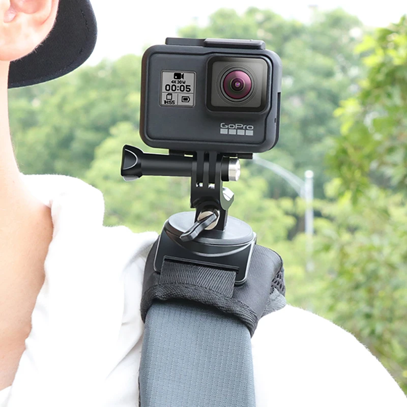 

RUIGPRO Adjustable Quick Release Shoulder Backpack Clip Clamp Mount Adapter for Gopro DJI Osmo Action SJCAM EKEN Action Cameras