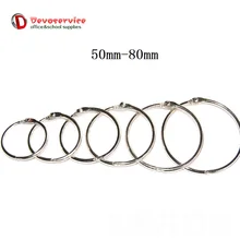 10 шт Металл Папка с кольцевым механизмом шарнирное кольцо связывает привязки Канцелярии записки Биндер из металлических колец стол календарь альбомный круглые зажимы