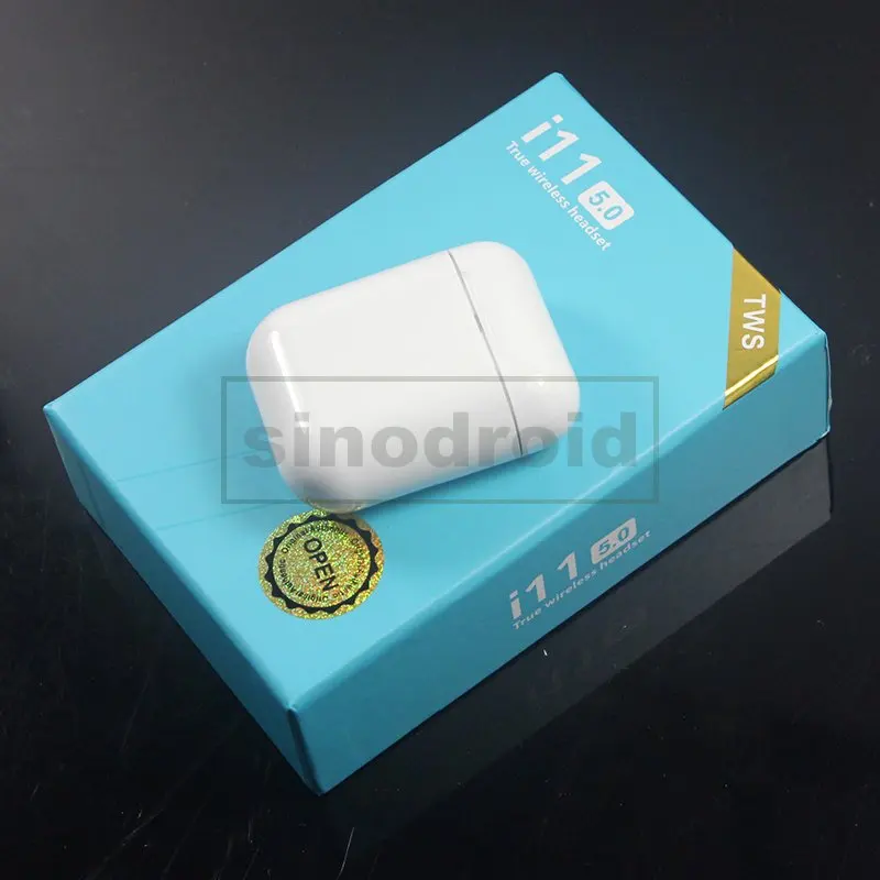 100 шт i11 TWS Bluetooth 5,0 наушники с сенсорным управлением мини ...