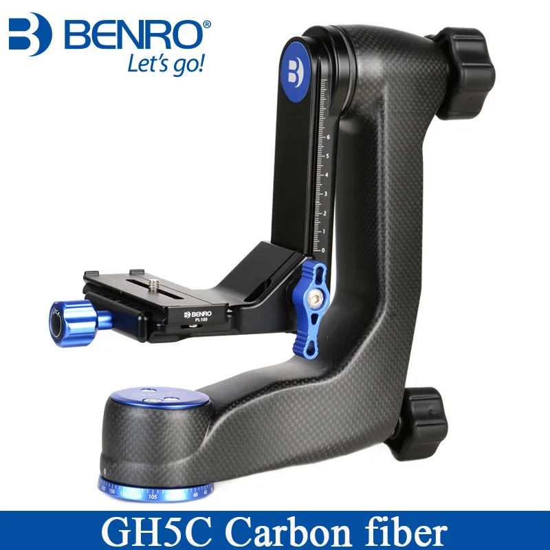 Benro GH5C GH2C Карданная головка карбоновые головки из углеродного волокна для штатива Benro GH2 карданные головки Максимальная загрузка 25 кг DHL - Color: GH5C