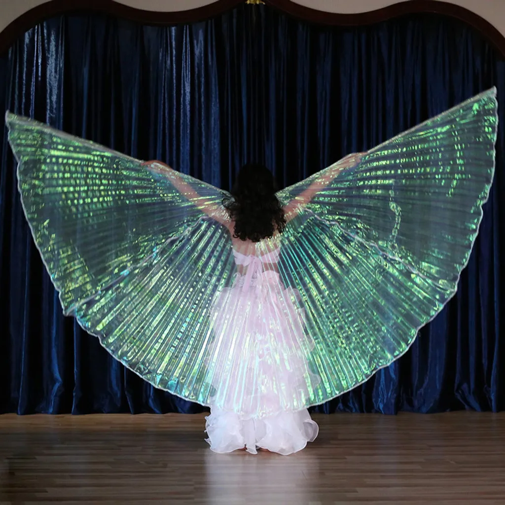 Танец живота Isis крылья с палками для детей Танец живота Костюм Крылья Ангела сценическая танцевальная одежда танцевальный костюм roupa feminina