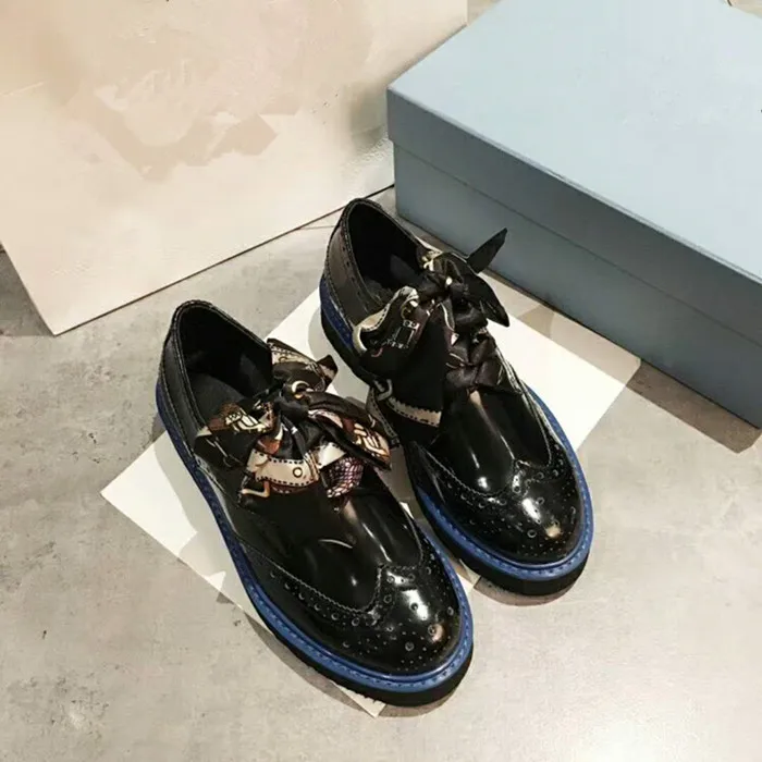 Zapatos De Plataforma up Caliente Redonda Oxford Zapatillas Señoras Lace Casual Mujer Mezclado Tallado Show Cozy as Venta Moda Show Color Pisos Punta As Las wF50XY
