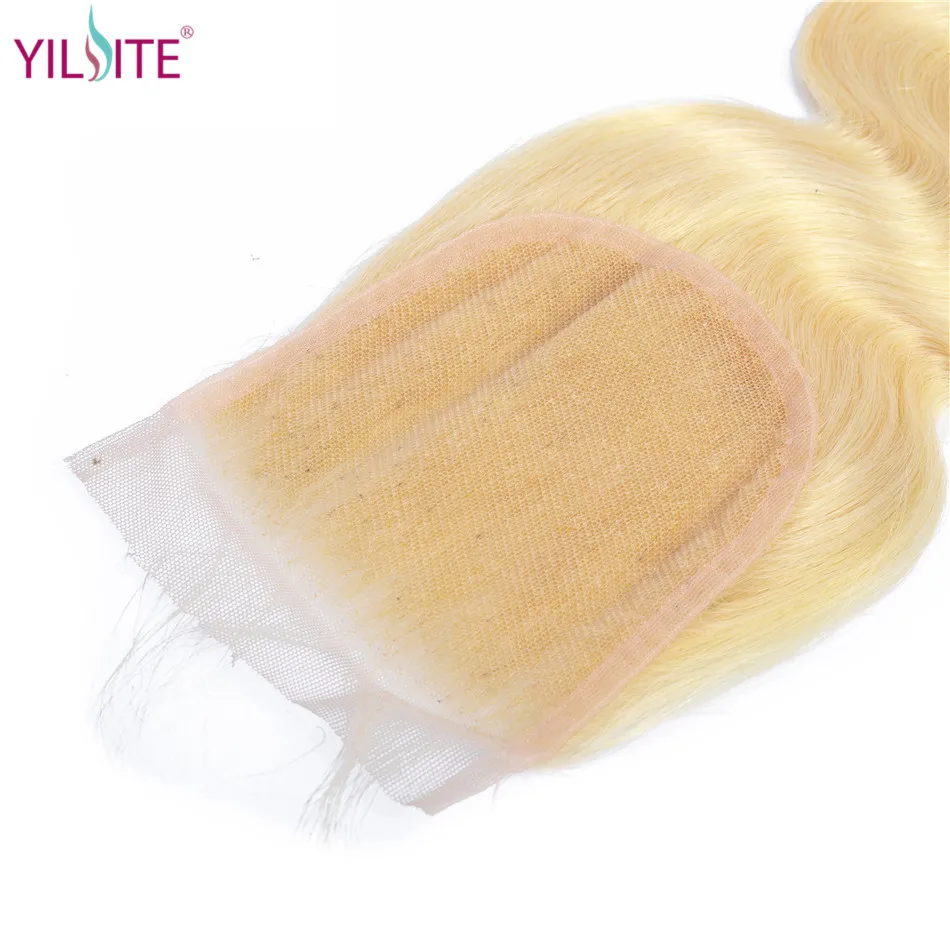 Волосы для наращивания YILITE волнистые с кружевной застежкой волосы Remy ручная
