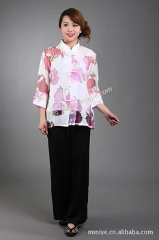 

Chinese Traditional Costume Women's Cotton Jacket Coat Size: M - 3XL