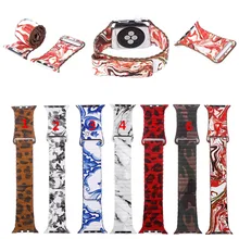 100% Подлинная ссылка браслет Для Apple Watch Band Leather Loop 42 мм Регулируемая Магнитным замком Для Apple Watch кожаный ремешок 38