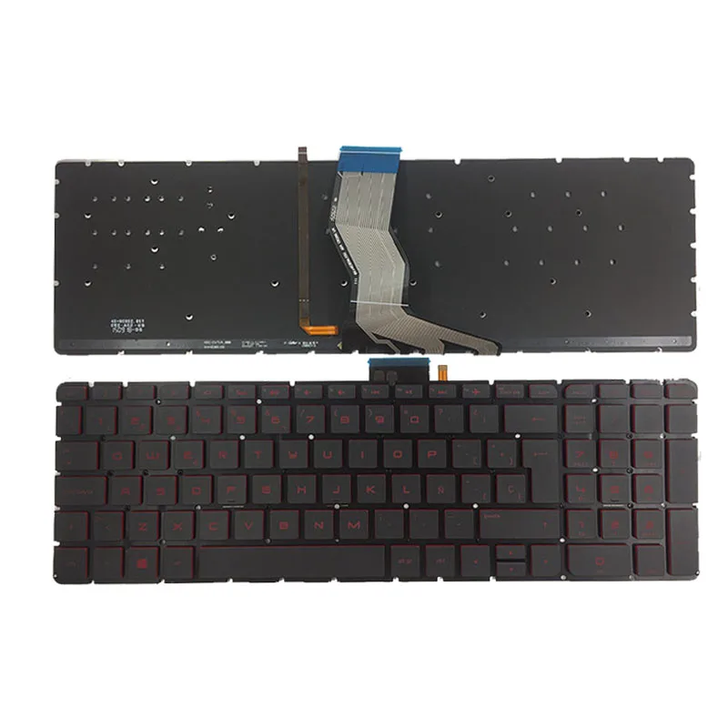 Испанский клавиатура с подсветкой для hp Omen 17-W000 17-W100 17-W200 17t-w000 17t-w100 17t-w200 17-w001la 17-w101la 17-W 17-w202la