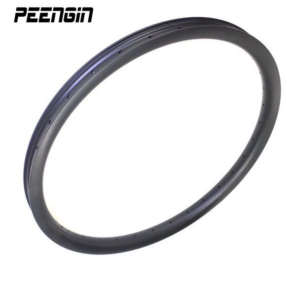 Image carbon mtb Rim 27.5er 35X30 mm XC lightweight wheel clincher tubeless compatible strong factory latest R   D cycling part online