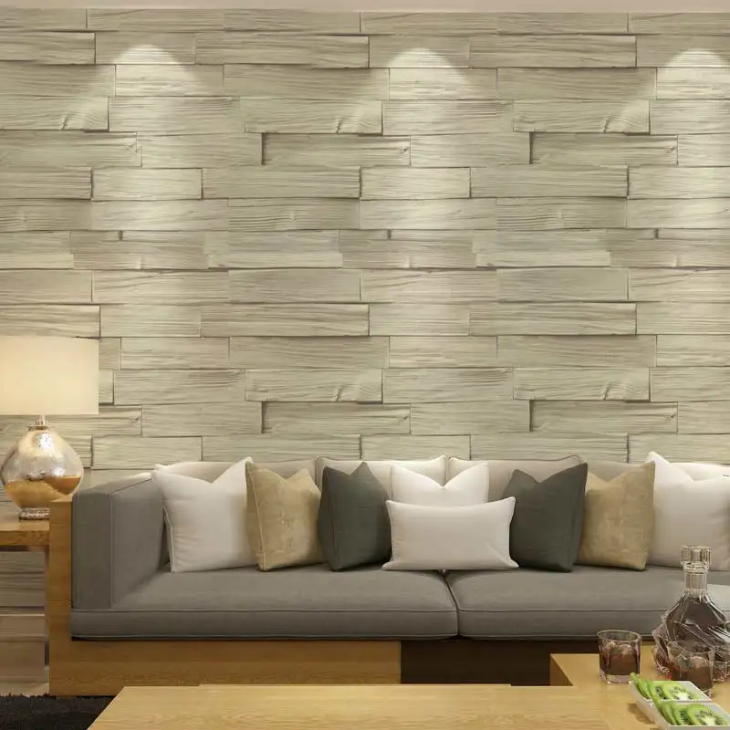 Chinese Stijl Imitatie Hout Baksteen Vinyl Behang 3D PVC Reliëf ... Chinese Stijl Imitatie Hout Baksteen Vinyl Behang 3D PVC Reliëf ...