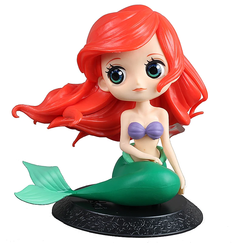 Disney-11-16cm-Kawaii-Q-Version-Alice-In-Wonderland-Mermaid-Ariel-Snow-White-Tangled-Rapunzel-PVC (4)