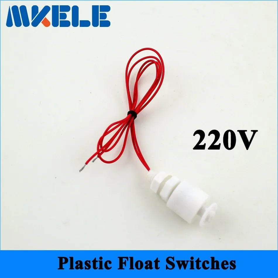 

5 piece 220v submersible MK-PFS3208 Mini plastic float switch, Liquid Water Level Sensor Float Switch