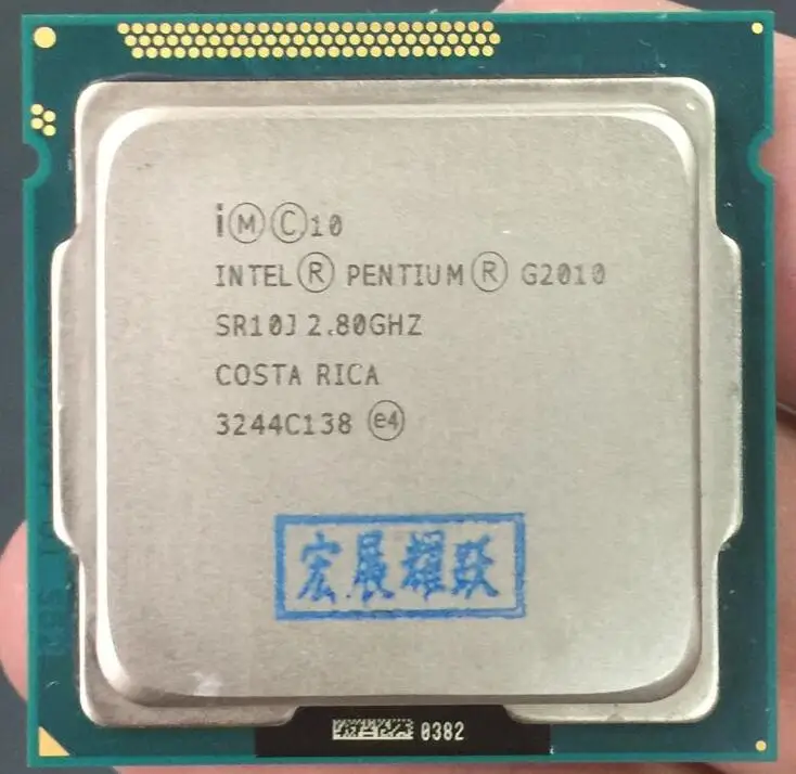 

Intel Pentium Processor G2010 (3M Cache,2 .8 GHz) CPU LGA 1155 Dual-Core 100% working properly PC Computer Desktop CPU