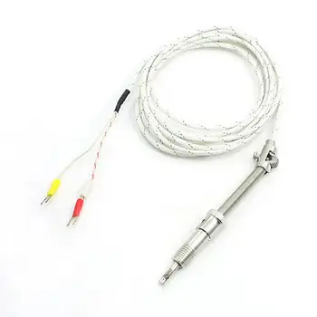 

9.8Ft E Type 0-600C Tension Spring Adjustable Thermocouple Temp Probe