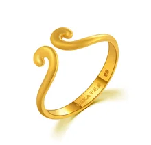 Pure 24K Yellow gold Ring 2.58g