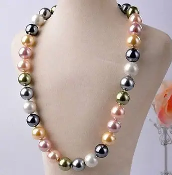 

Free shipping@@@@@ 14MM AAA South SHELL PEARL necklace 23 inch AALD976