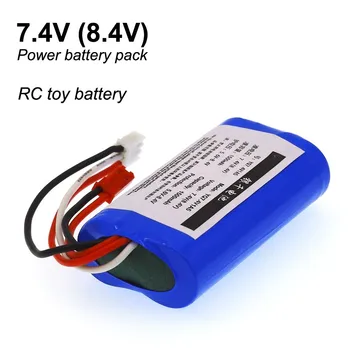 

2PCS 7.2 V/8.4V/7.4V 1500mah model plane Helicopter high discharge 10-15 c type power 18650 lithium batteries free shipping