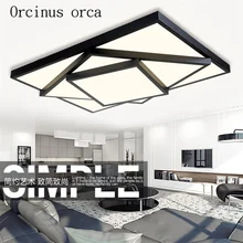 

Hot free shipping Modern led ceiling lights lamp for living room bedroom lustres de sala home indoor lighting dimmable abajur