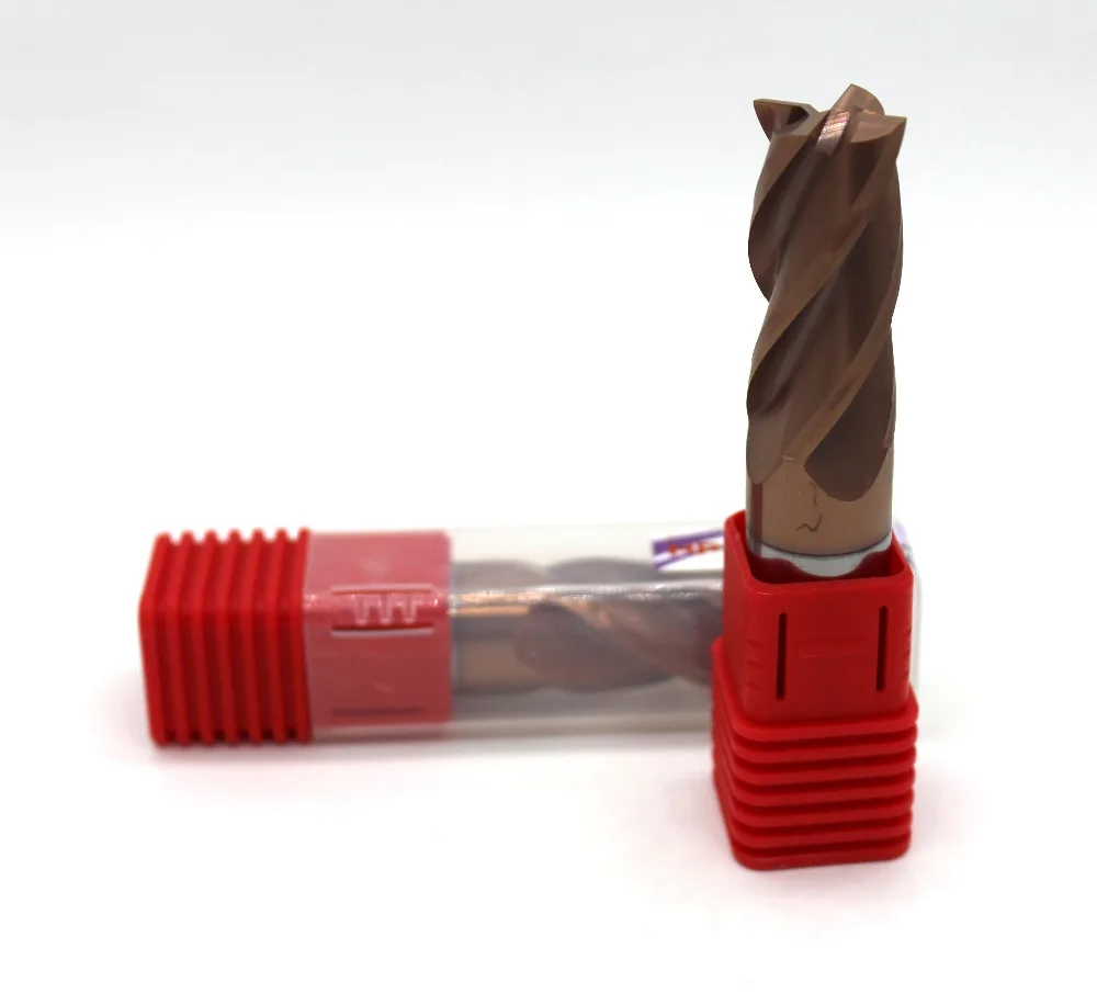 16*16*42*100 of 4 flutes flat end mills carbide end milling tungsten