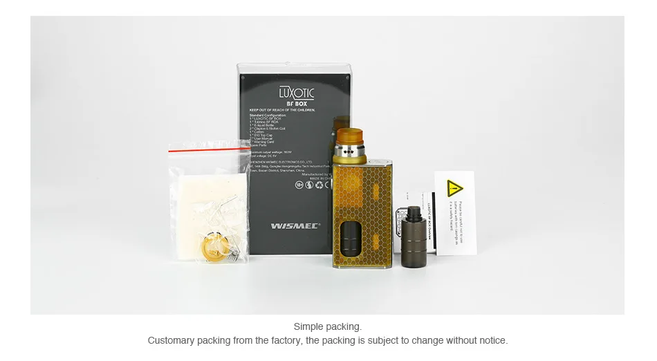 WISMEC Luxotic BF Box Kit with Tobhino