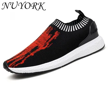 

New listing hot sales Spring and summer Breathable men net Sports running shoes F02#