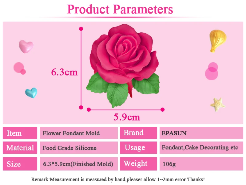 3d цветок силиконовая форма для мыла большая Роза силиконовая форма помадка торт инструмент для декорирования, сделай сам смола для изготовления прессформы ручной работы