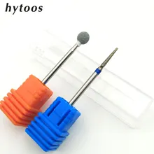 Hytoos из 2 предметов алмаз ногтей Бурильные долото 3/32 «корунд Ротари Burr Биты для ногтей Маникюр Педикюр сверлильный Интимные аксессуары Инструменты для маникюра S9