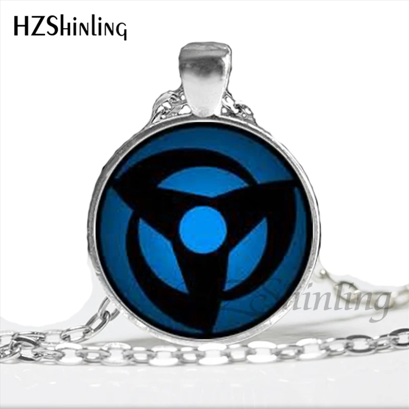NS 00782 New Glass Anime Pendant Necklace Round Eye Chain Necklaces Vintage Jewelry for Women HZ1