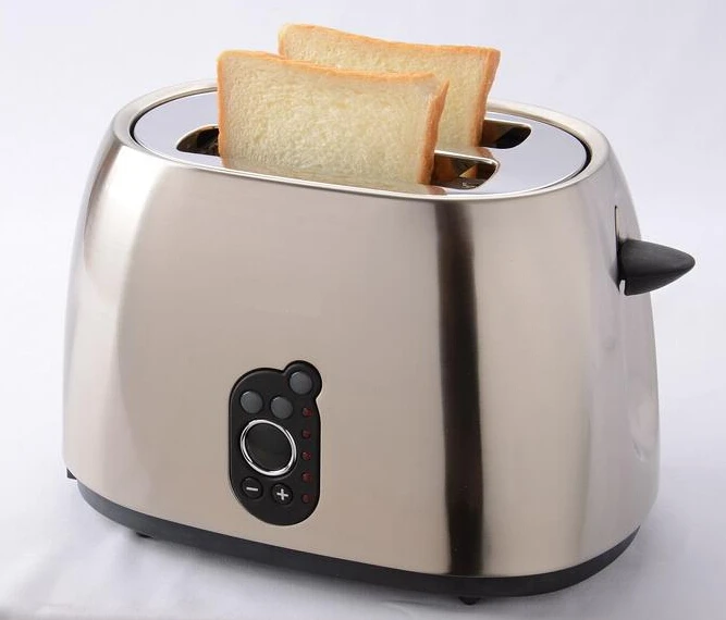 High Quality 800W Stainless Steel 2 Slices Household Bread Maker