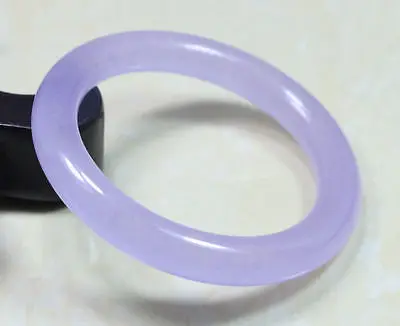 

Free Shipping >> new hot Chinese Natural Beautiful Lavender Purple Jade Jadeite Bangle Bracelet 56mm