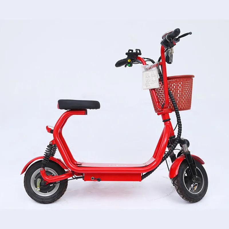 Clearance Electric Power Fold Bicycle Mini Adult Step By Step A Storage Battery Car Portable Foldable A Storage Battery Car 10