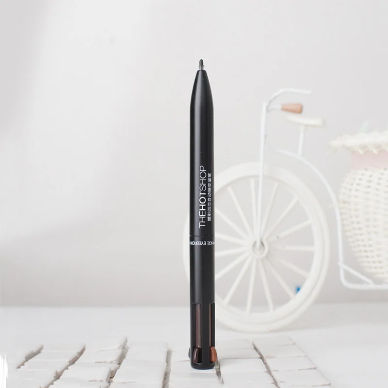 

Ballpoint pen pressing type automatic rotating eyebrow pencil Long-lasting waterproof and sweatproof one word eyebrow beginner