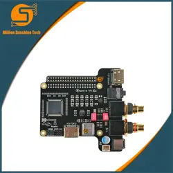 Raspberry Pi X4000 ES9018K2M Hi-Fi плеер DAC Плата расширения + мощность для Raspberry Pi 3 Model B/2B/B