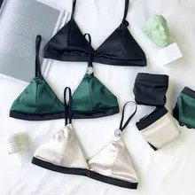 Новинка 3/4, чашка, сексуальный бюстгальтер, женский, глубокий v-образный вырез, ткань, бюстгальтеры, бюстгальтер с вкладышами пуш ап, набор, без косточек, нижнее белье, для молодых девушек, модный бюстгальтер и трусики