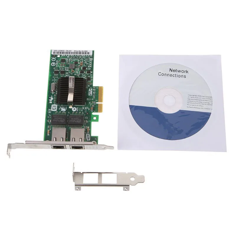 

PCI-Express Dual Port 10/100/1000Mbps Gigabit Ethernet Card Server Adapter NIC EXPI9402PT Controller Intel 82571 dropshipping