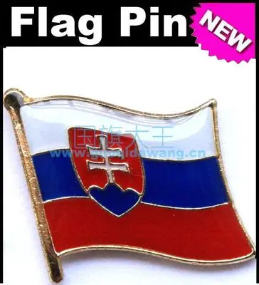 

National Flag Metal Lapel Pin Flag Pin Slovakia