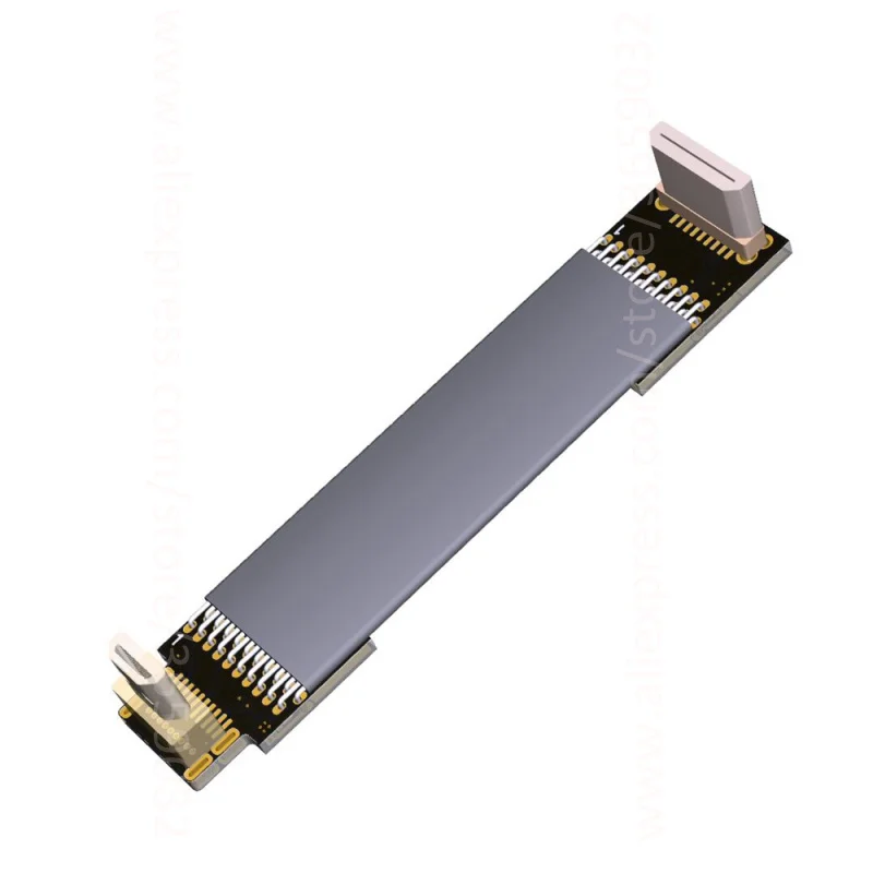 Mini HDMI Micro кабель V2.0 плоский ленточный двойной угол наклона C к D 4K x 2K @ 60 Гц для ПК AV