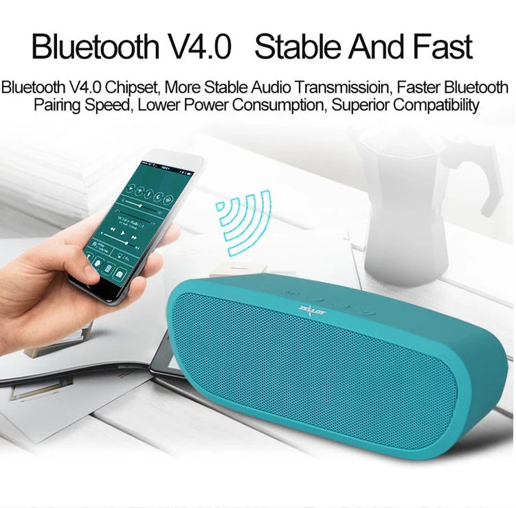 ZEALOT S9 Портативный беспроводной Bluetooth 4 0 динамик Поддержка TF карты AUX U диск