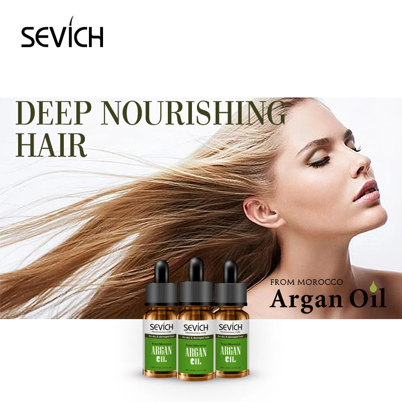 Sevich Keratin Morocco Argan Oil 20ml Moisturizing Dry Damaged