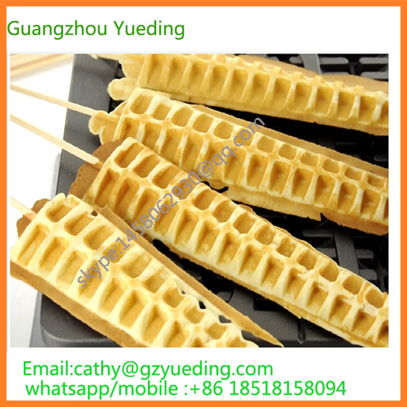 

Hot Sale 4 Sticks Automatic Electric Lolly Waffle Maker, lolly sticks waffle machine, high quality belgian waffle machine