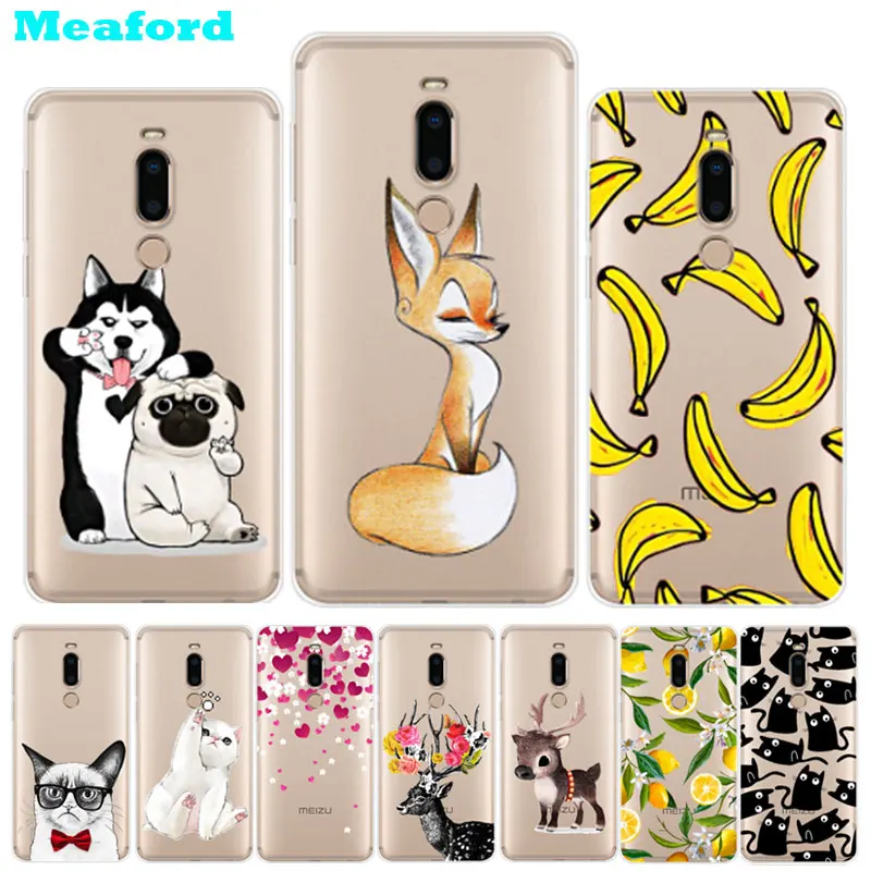 

Silicone Case on For Meizu M8 Case 5.7" Transparent Soft TPU Back Cover For Meizu M8 M 8 lite M8Lite Case Clear Bumper Coque