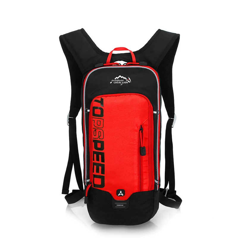Водонепроницаемая сумка для велосипеда путешествия Для мужчин Для женщин MTB Велоспорт рюкзак 8L Кемпинг работает Пеший Туризм велосипед нейлоновая сумка открытый спортивная сумка через плечо - Цвет: Red