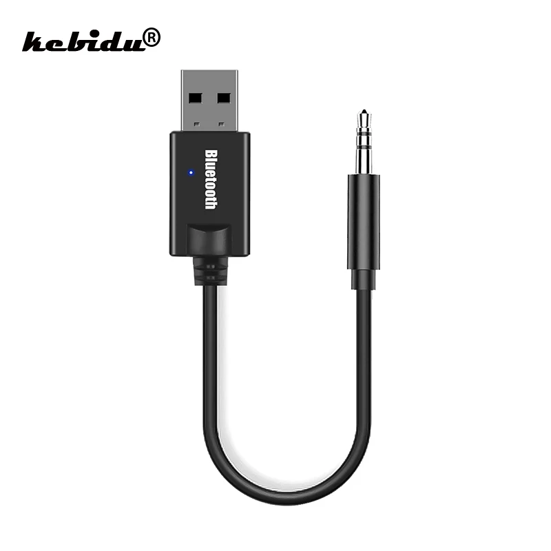 kebidu USB Power 3.5mm AUX Bluetooth Receiver A2DP Dongle Wireless Music Audio Adapter Jack for Car Speaker | Электроника
