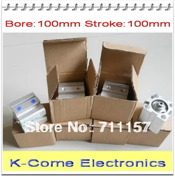 

100mm Bore 100mm Stroke Pneumatic Air Compact Cylinder SDA 100*100 100-100
