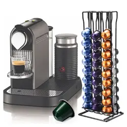 1 шт. Подставка под капсулы с кофе стойка для капсул для Nespresso 60 капсул капсульный контейнер для хранения черный пластик стойка для кофейных