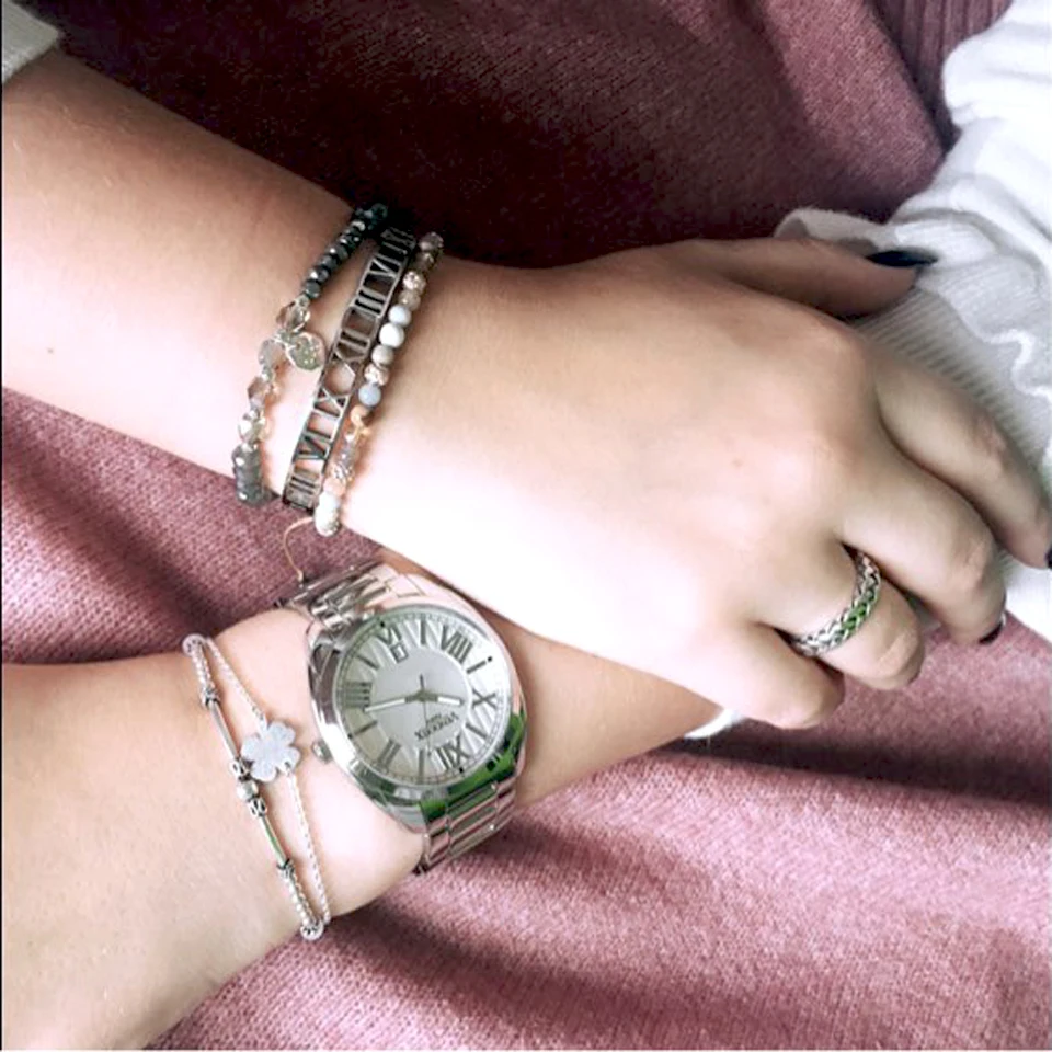 Delicate Hollow Roman Numeral Bracelets & Bangles Titanium Steel Bangle Fine Jewelry For Women Jewelry Pulseiras Top Quality bangle bracelet