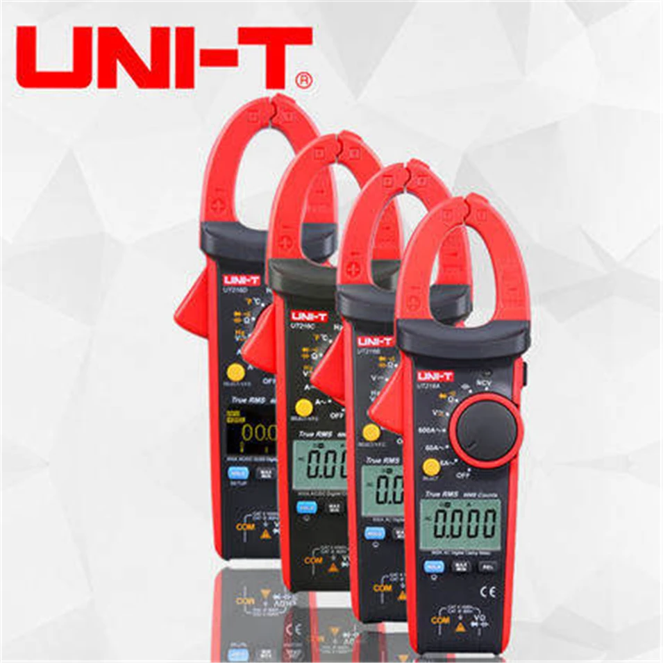 

UNI-T UT216A UT216B UT216C UT216D 600A True RMS Digital Clamp Meters AC/DC Current V/A Capacitance Ohm Freq Temp VFC NCV