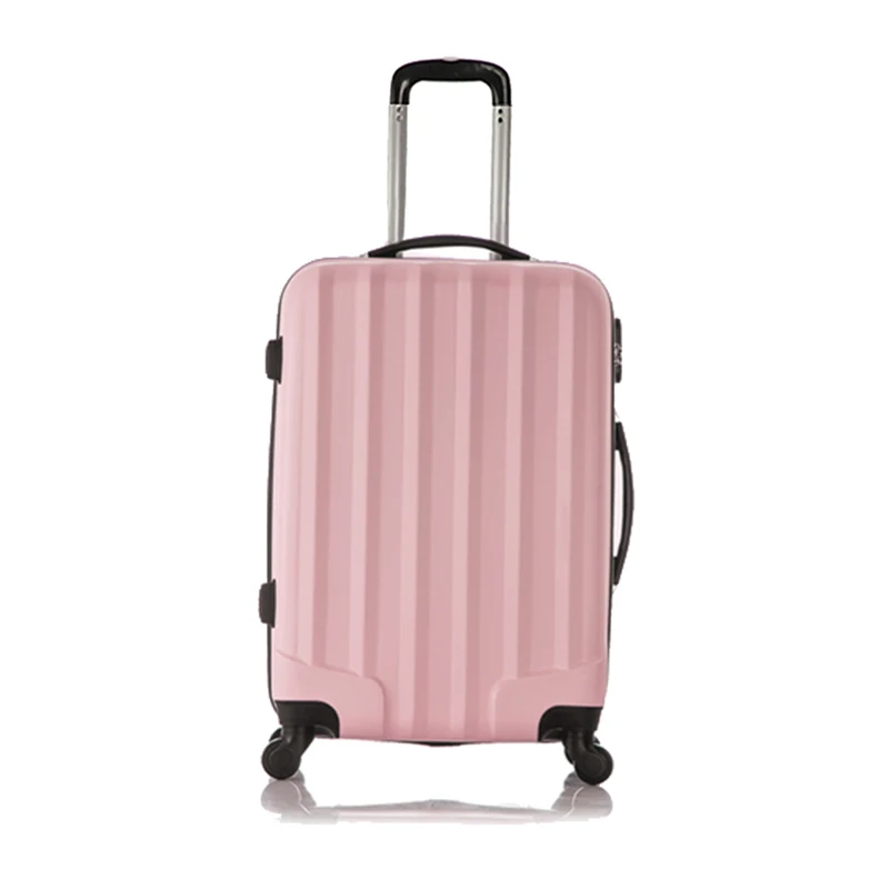 FGGS Set of 1 piece travel luggage 4 wheels trolleys suitcase bag hard shell Color Pink цена FGGS Set of 1 piece travel luggage 4 wheels trolleys suitcase bag hard shell Color Pink цены онлайн