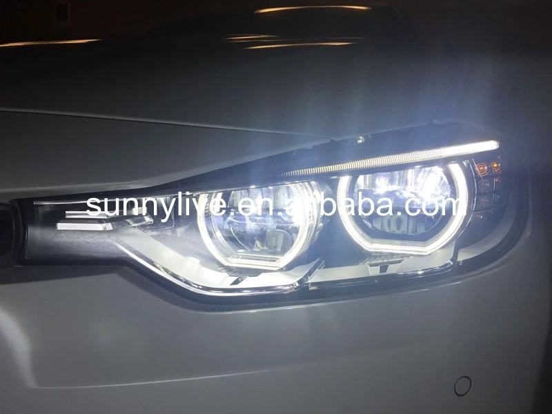 Для BMW F30 F35 318 320 325 328 330 335 светодиодный Ангельские глазки фар сборки SY