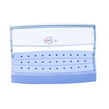 

1Pc Dental Sterilizer Case Plastic Bur Sterilizer Box 30 Holes Drill Placement Box